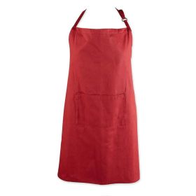 Plus Size Single Colors Chef Apron (Type: Style C, Color: As pic show)