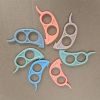 5pcs; Random Color Food Grade Steel Rocker; Orange Opener; Orange Peel Essential Tools